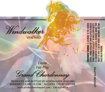 Grand Chardonnay Label